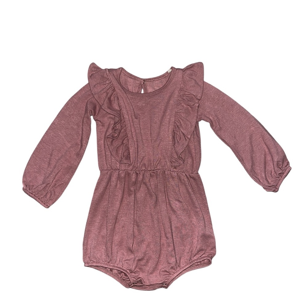 Kyte BABY Blush  Ruffled Jumpsuit